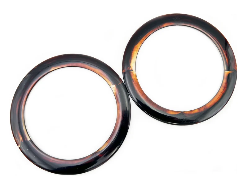Manici per borse all'uncinetto mod. round | Ø 15,5 cm | 1 coppia
