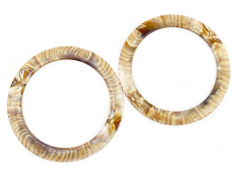 Manici per borse all'uncinetto mod. round | Ø 15,5 cm | 1 coppia