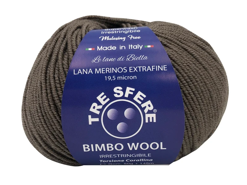 Lana bimbo wool 100% merino extra fine | cf 500 gr | 19 micron