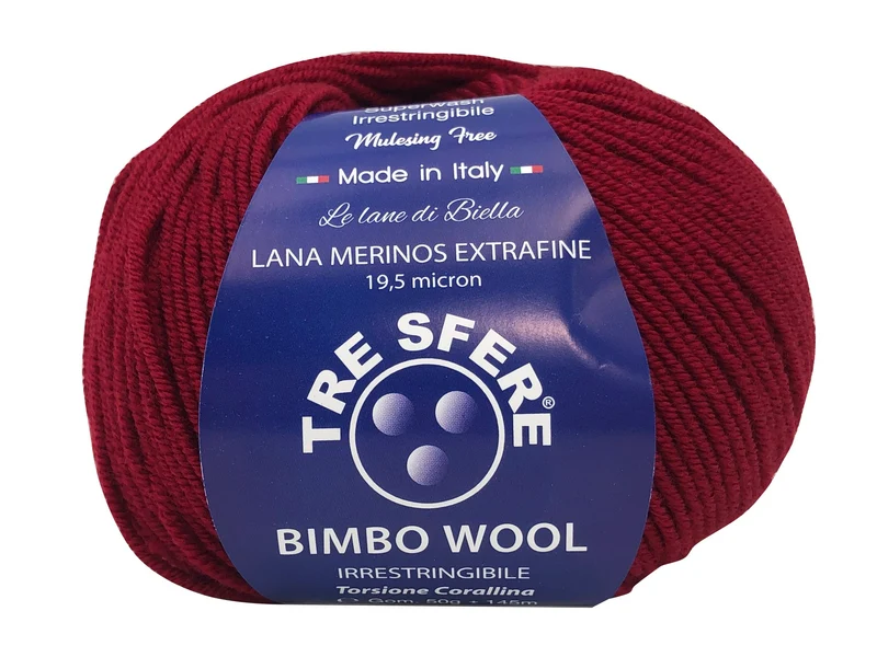 Lana bimbo wool 100% merino extra fine | cf 500 gr | 19 micron