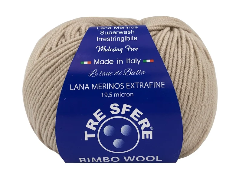 Lana bimbo wool 100% merino extra fine | cf 500 gr | 19 micron
