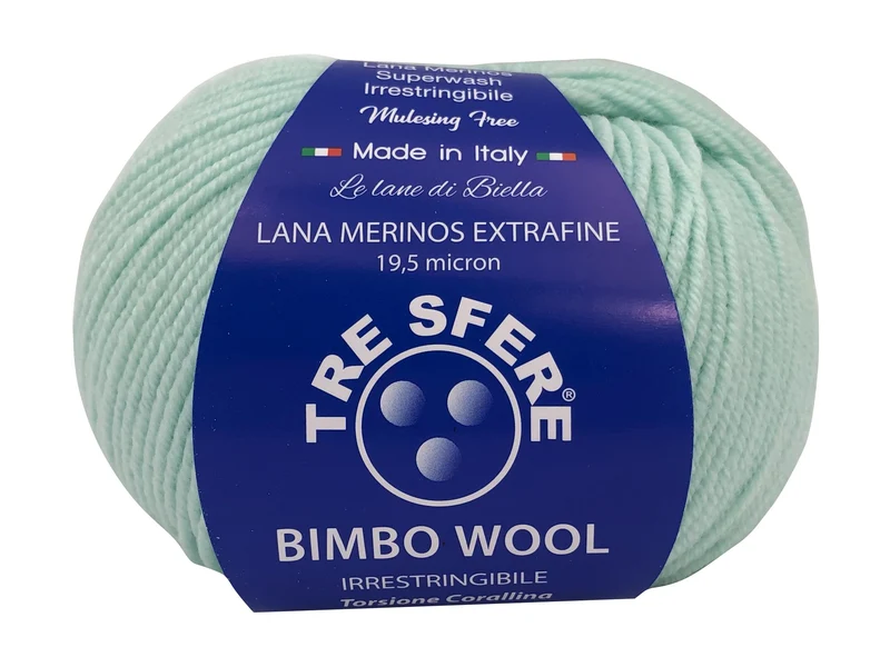 Lana bimbo wool 100% merino extra fine | cf 500 gr | 19 micron