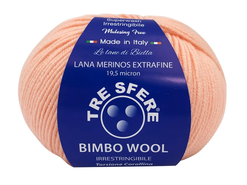 Lana bimbo wool 100% merino extra fine | cf 500 gr | 19 micron