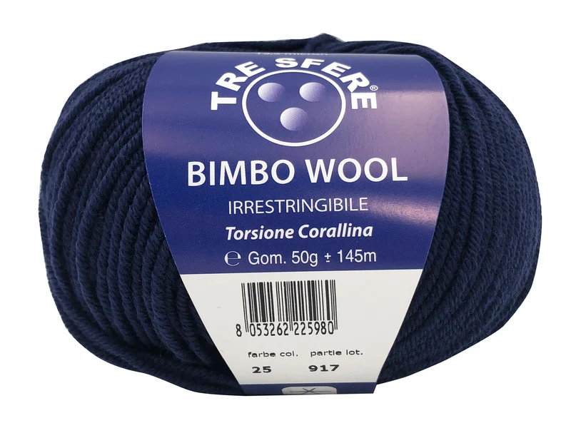 Lana bimbo wool 100% merino extra fine | cf 500 gr | 19 micron