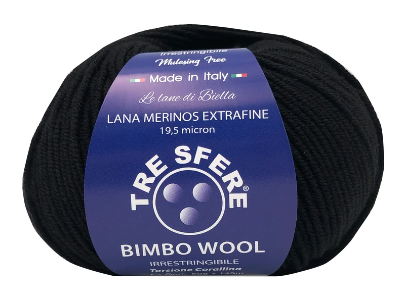 Lana bimbo wool 100% merino extra fine | cf 500 gr | 19 micron
