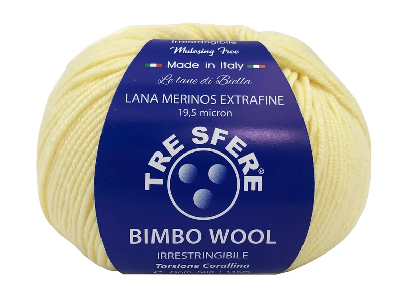 Lana bimbo wool 100% merino extra fine | cf 500 gr | 19 micron