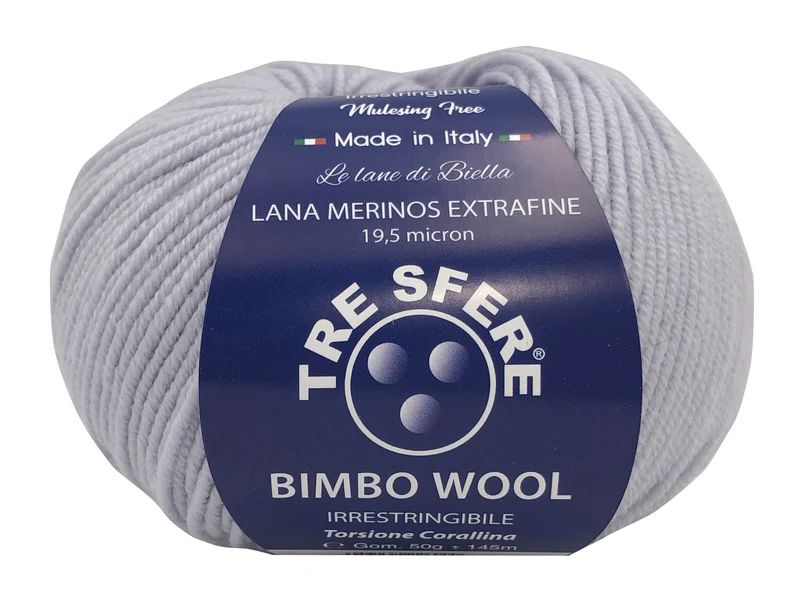 Lana bimbo wool 100% merino extra fine | cf 500 gr | 19 micron