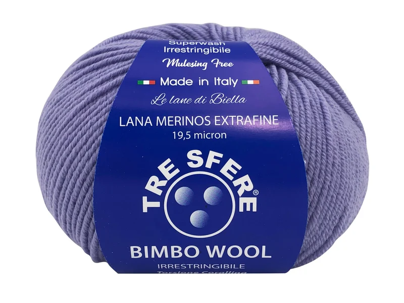 Lana bimbo wool 100% merino extra fine | cf 500 gr | 19 micron