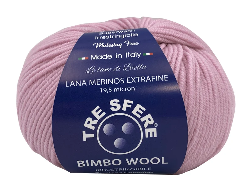 Lana bimbo wool 100% merino extra fine | cf 500 gr | 19 micron