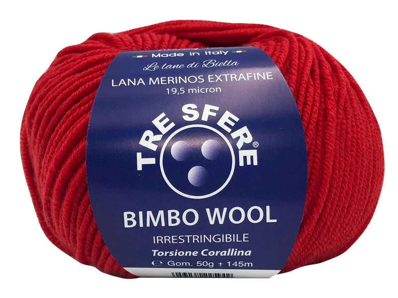 Lana bimbo wool 100% merino extra fine | cf 500 gr | 19 micron