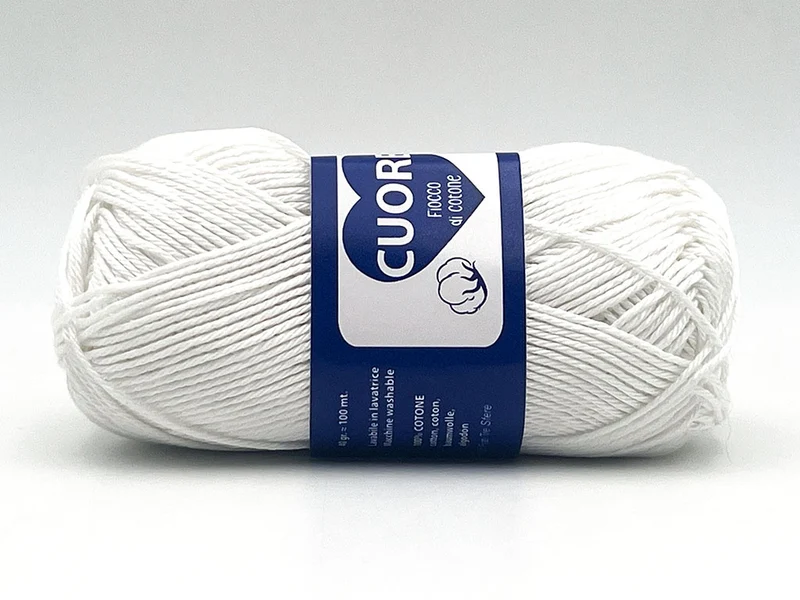 Filato cotone cuore | cf 200 gr | 100% puro cotone