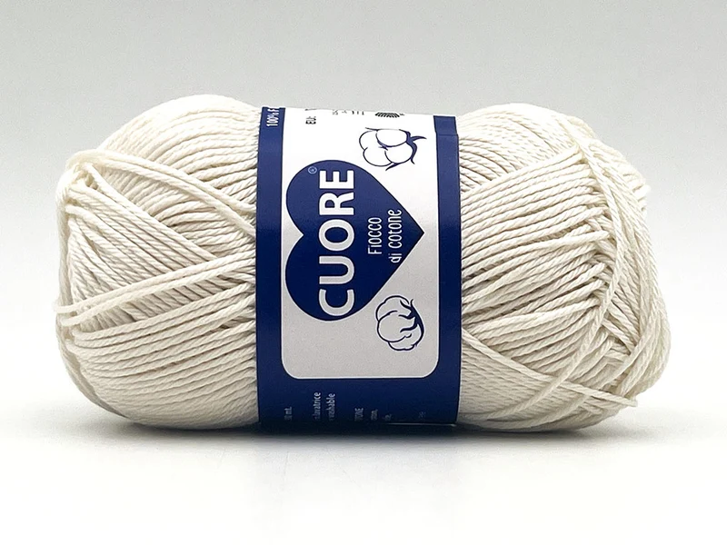 Filato cotone cuore | cf 200 gr | 100% puro cotone