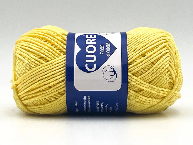 Filato cotone cuore | cf 200 gr | 100% puro cotone