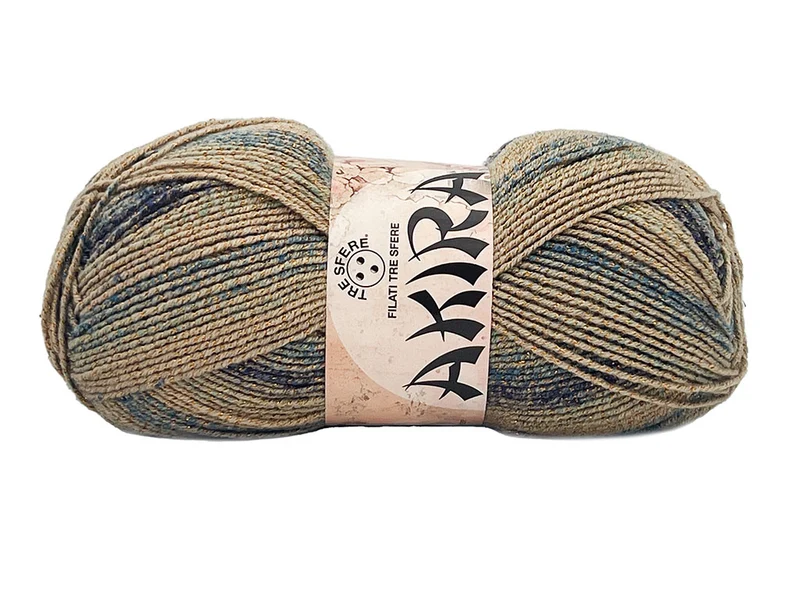 Filato lana akira | cf 1 kg | 90% acrilico 10% lurex brillante
