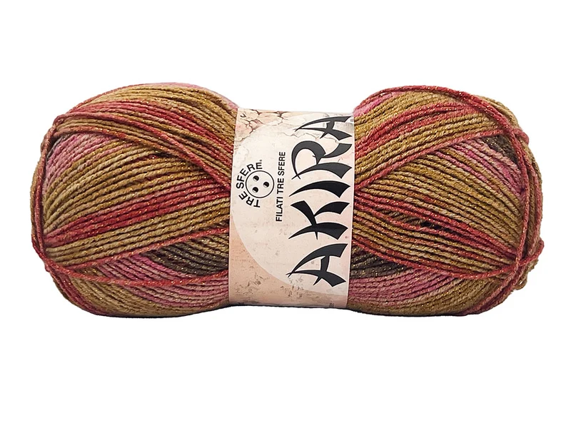 Filato lana akira | cf 1 kg | 90% acrilico 10% lurex brillante