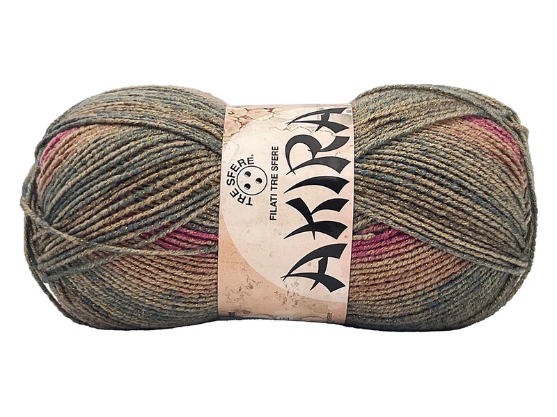 Filato lana akira | cf 1 kg | 90% acrilico 10% lurex brillante
