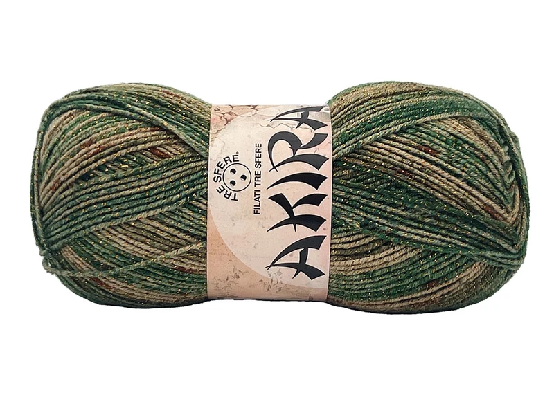 Filato lana akira | cf 1 kg | 90% acrilico 10% lurex brillante