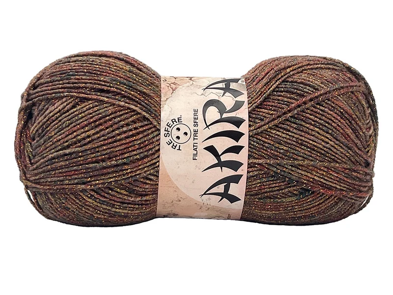Filato lana akira | cf 1 kg | 90% acrilico 10% lurex brillante