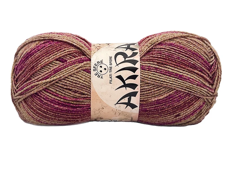 Filato lana akira | cf 1 kg | 90% acrilico 10% lurex brillante
