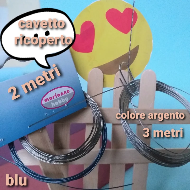 Filo acciaio inox bigiotteria cavetti collane e lavorazione perline