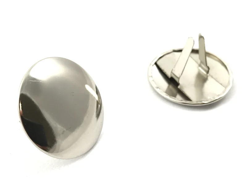 Borchie rotonde metalliche cf.5 pz