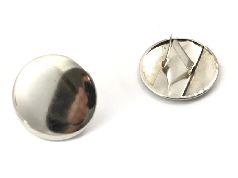 Borchie rotonde metalliche cf.5 pz