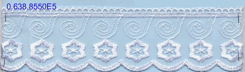 Tulle ricamato 8550e5 cf.19 mt