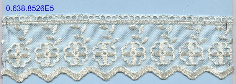 Tulle ricamato 8526e5 cf.19 mt