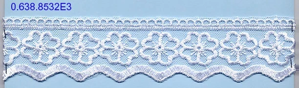 Tulle ricamato 8532e3 cf.19 mt