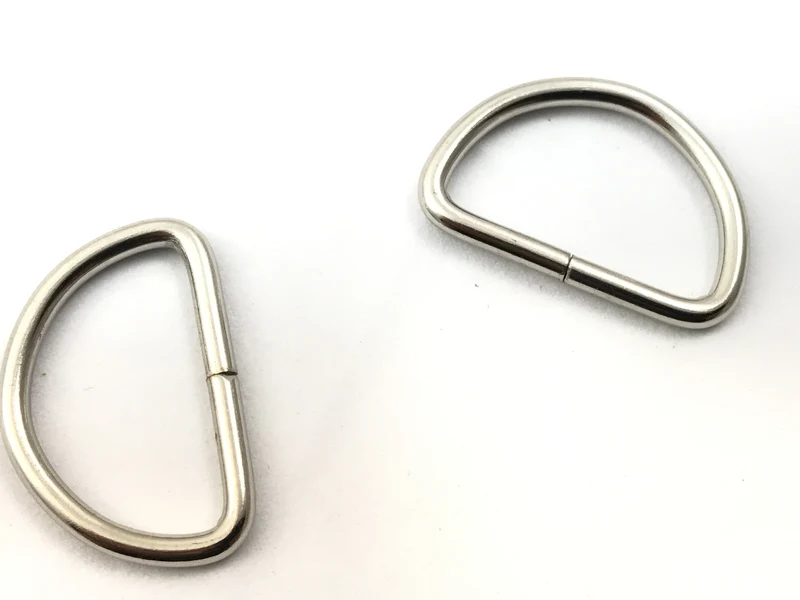 Passanti metallici per borse e cinghie | 3,5x2,5 | cf 6 pz
