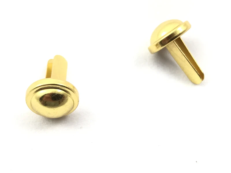 Borchie rotonde metalliche cf.10 pz