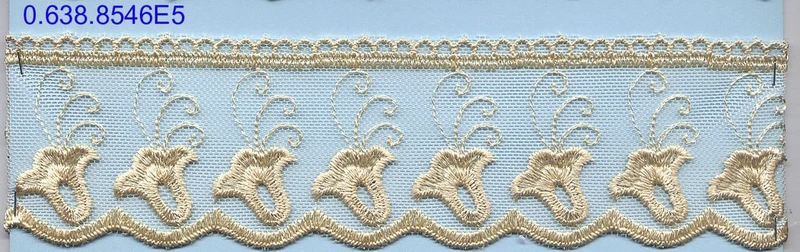 Tulle ricamato 8546e5 cf.19 mt