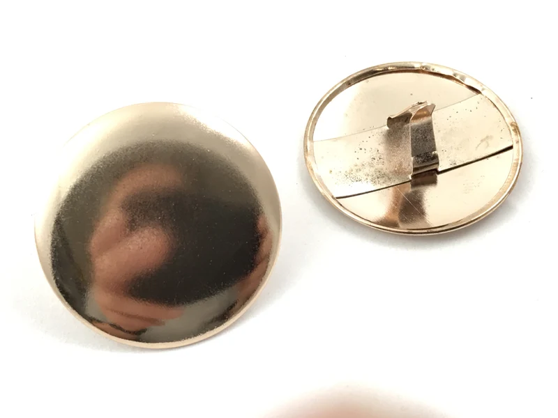 Borchie rotonde metalliche cf.5 pz