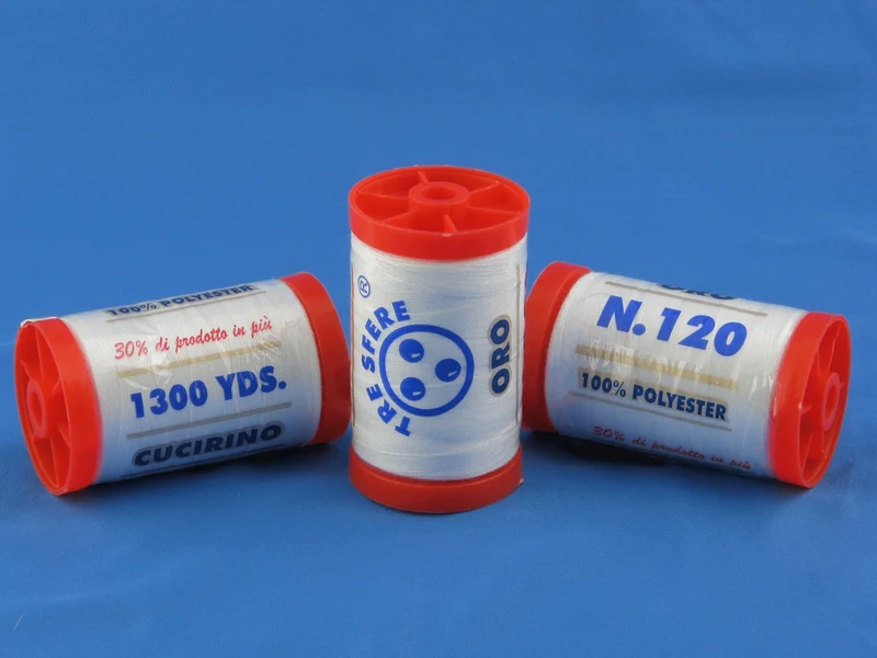 Filo polyestere 100%-1000yds 50/3 cf.10pz