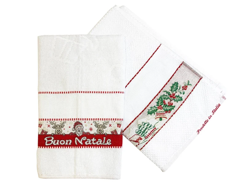 Strofinaccio natale cf.6pz