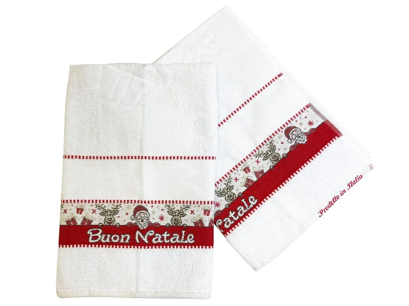 Strofinaccio natale cf.6pz