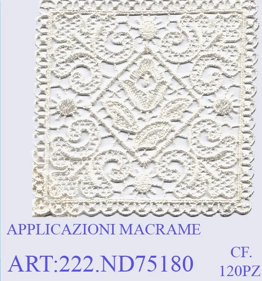 Applicazioni macr. quadrato cf.20pz