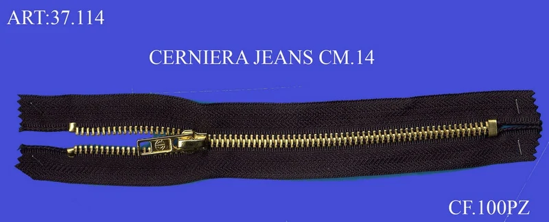 Cerniera jeans 14 cf.10pz
