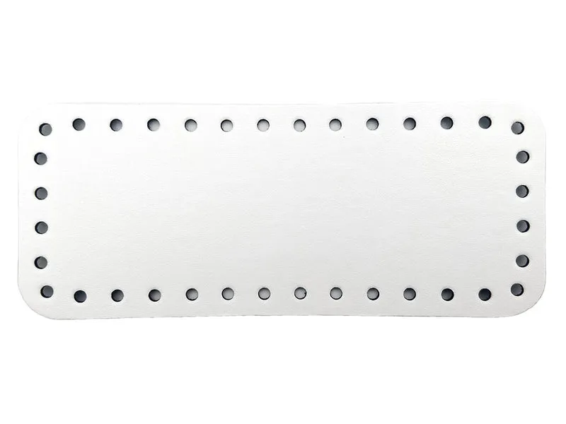 Fondi per borse similpelle retta all'uncinetto | 20x8 cm | cf 1 pz