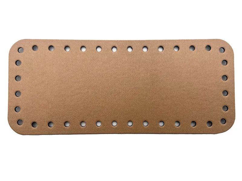 Fondi per borse similpelle retta all'uncinetto | 20x8 cm | cf 1 pz