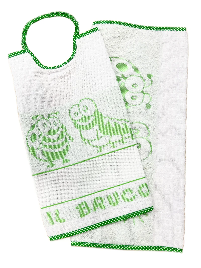 Completo 2pz bruco bav.+asciug.