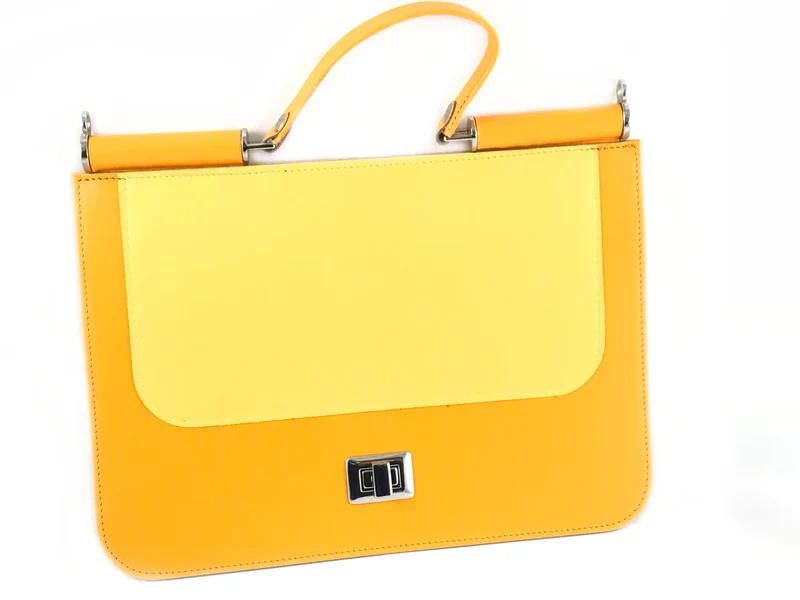 Kit borsa uncinetto mod. patella bicolore| tre sfere