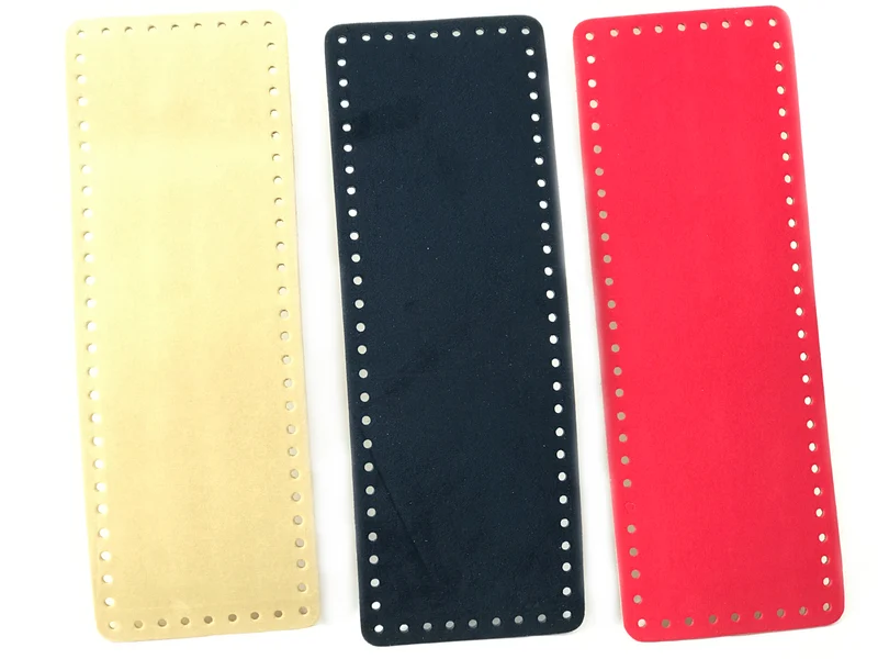 Fondi per borse similpelle retta all'uncinetto | 31x11 cm | cf 1 pz