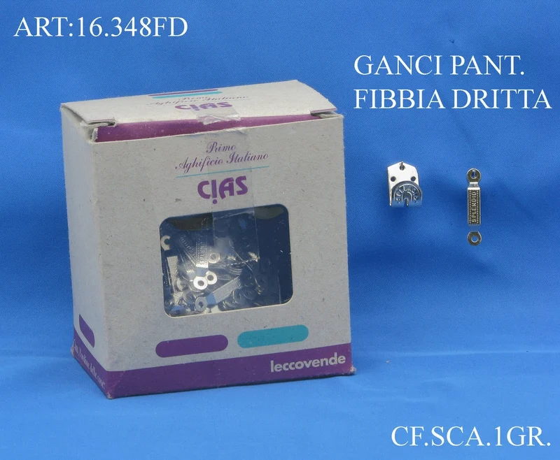 Ganci pant.fibbia dritta cf sca.1gr
