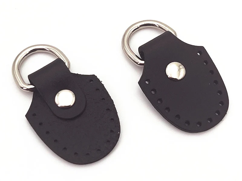 Attacco ponticello similpelle | 5x3 cm | cf 2 pz