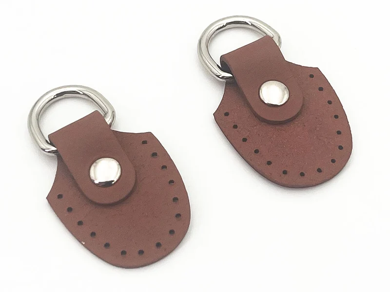Attacco ponticello similpelle | 5x3 cm | cf 2 pz