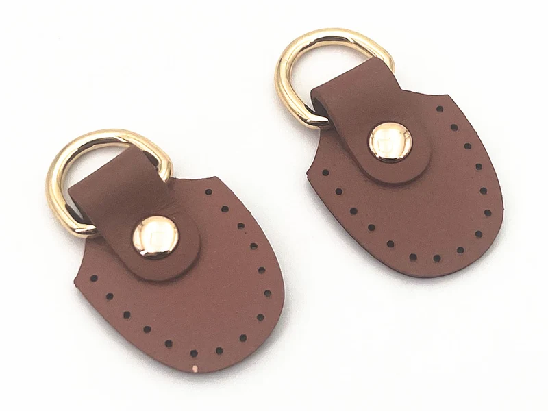 Attacco ponticello similpelle | 5x3 cm | cf 2 pz