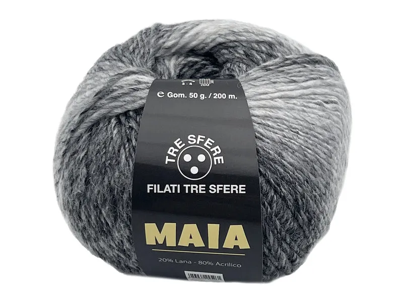 Filato lana maia | cf 500 gr | 20% lana 80% acrilico