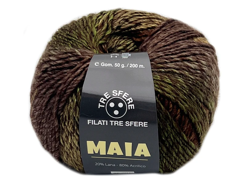 Filato lana maia | cf 500 gr | 20% lana 80% acrilico