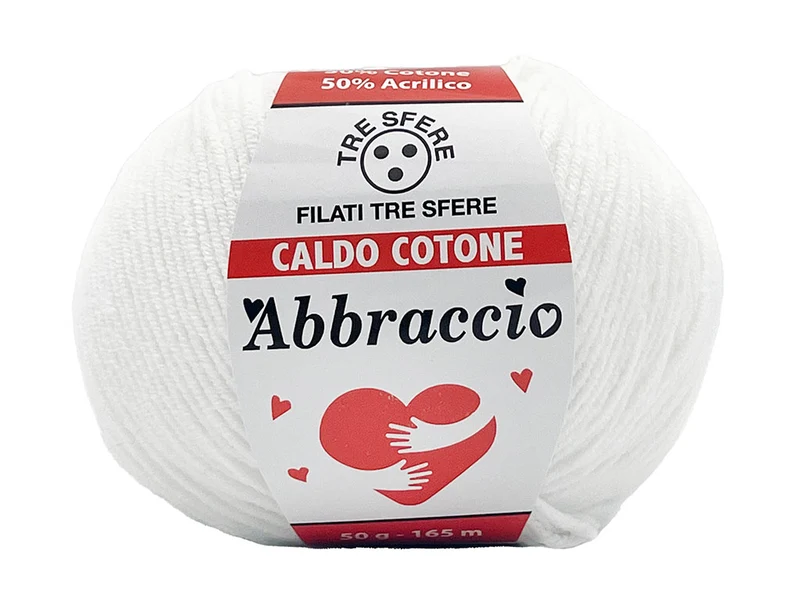Filato caldo cotone abbraccio | cf 500 gr | 50% cotone 50% acrilico